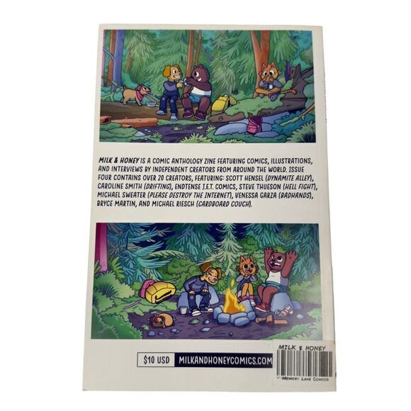 Milk & Honey Comics Issue Four New with Defect - Picture 2 of 4